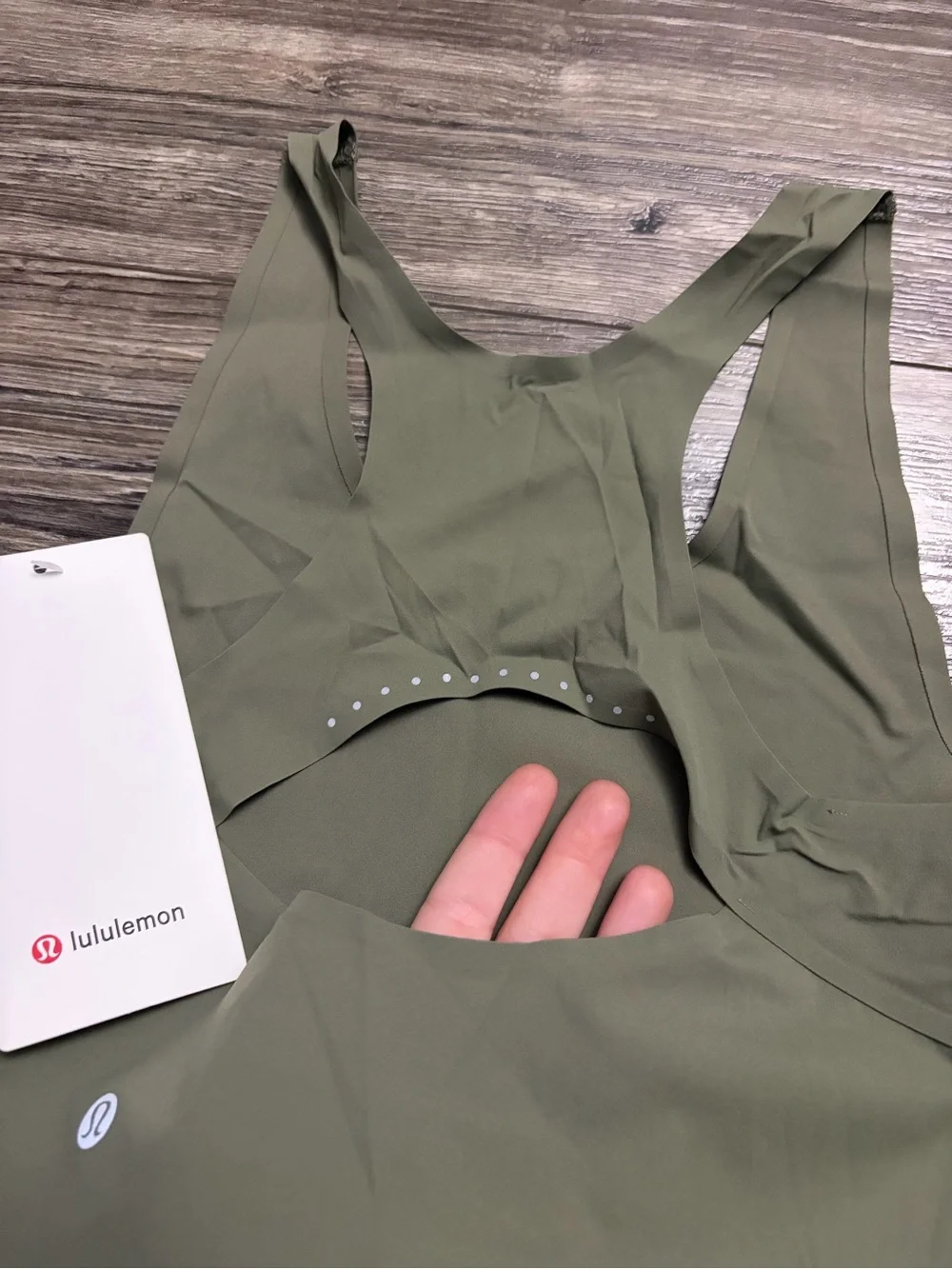 NWT Lululemon Fast and Free Tank Top *Light (Bay Leaf) Size XXS
